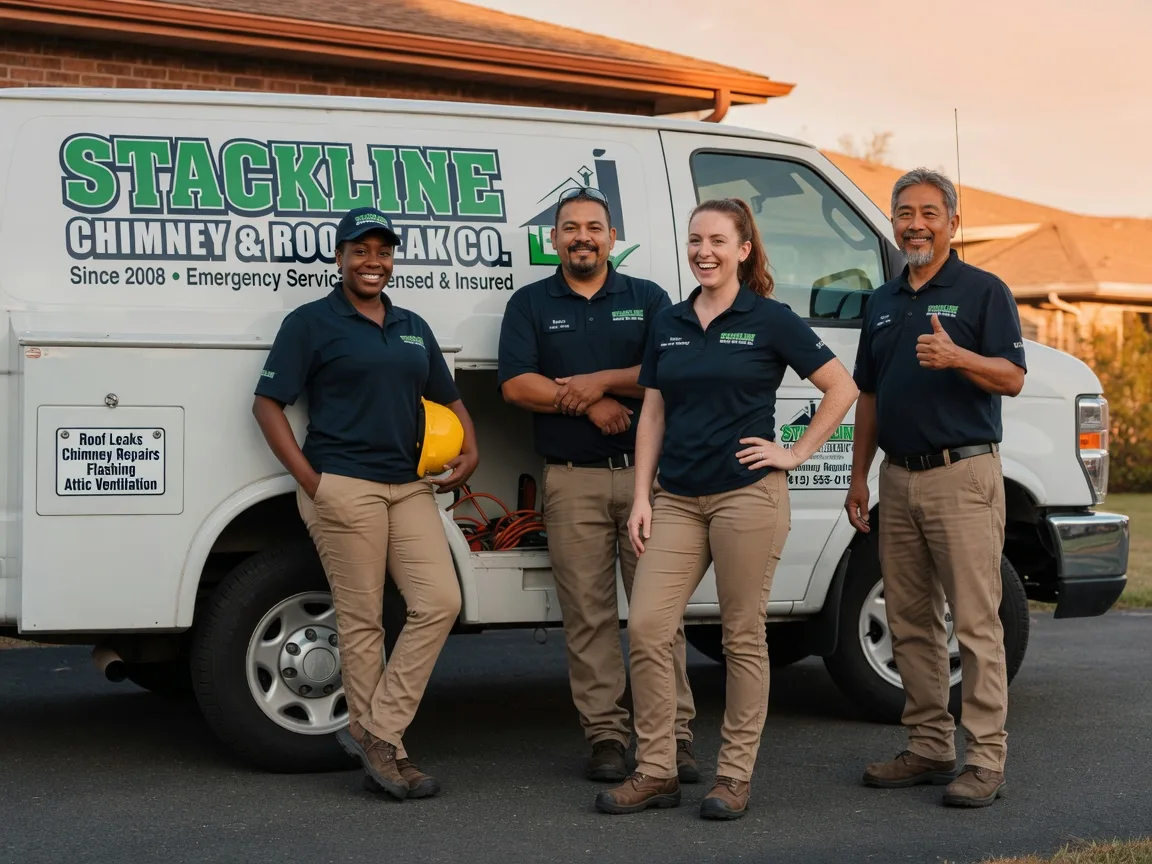 Chimney flashing repair company in Danbury, TX